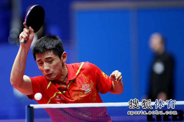 中国队完胜奥地利队，张继科关键制胜