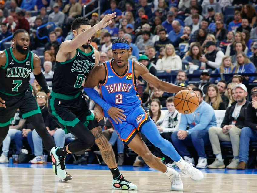 雷霆完胜凯尔特人，易建联惊艳四座